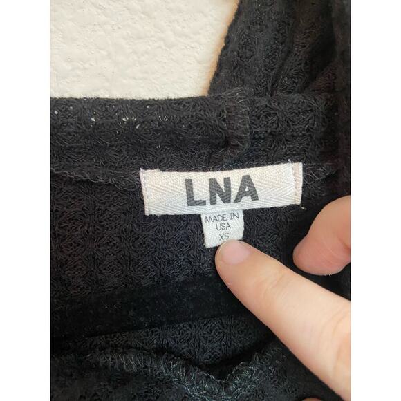 LNA waffle weave hoodie size XS - Picture 1 of 3